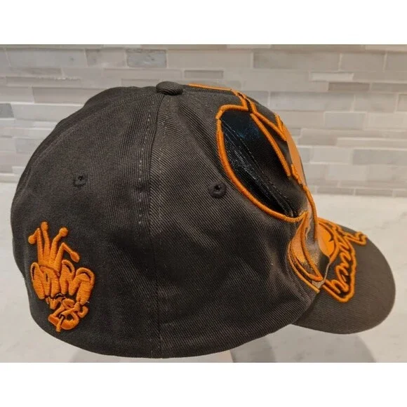 Mickey Mouse Headphones Baseball Cap Disney Orange/Black/Gray One Size Adults - Picture 7 of 8